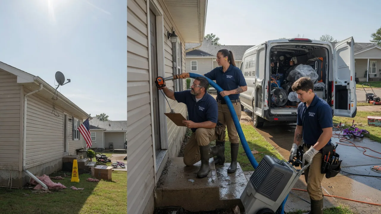 Ceiling Water Damage Restoration in Rantoul, IL near me
